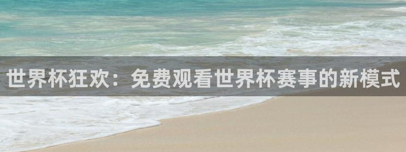中国 世界杯：世界杯狂欢：免费观看世界杯赛事的新模式