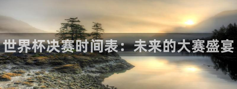 世界杯比赛时间：世界杯决赛时间表：未来的大赛盛宴